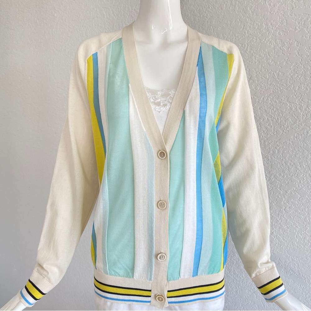 Diane von Furstenberg paneled cardigan - Picture 1 of 9